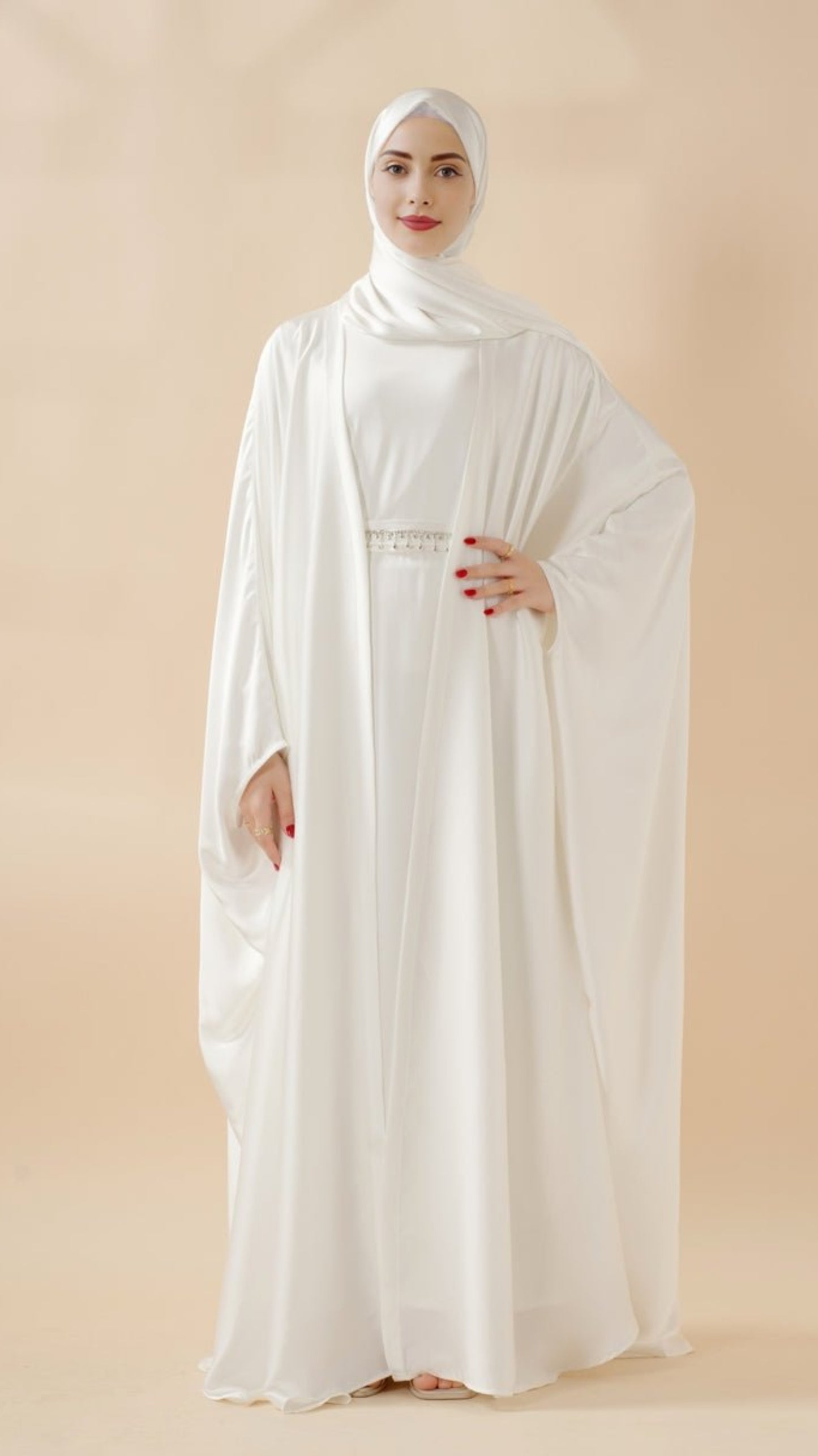 5-piece-set-butterfly-abaya-with-niqab-loose-full-cover-satin-abaya-moa019-405983