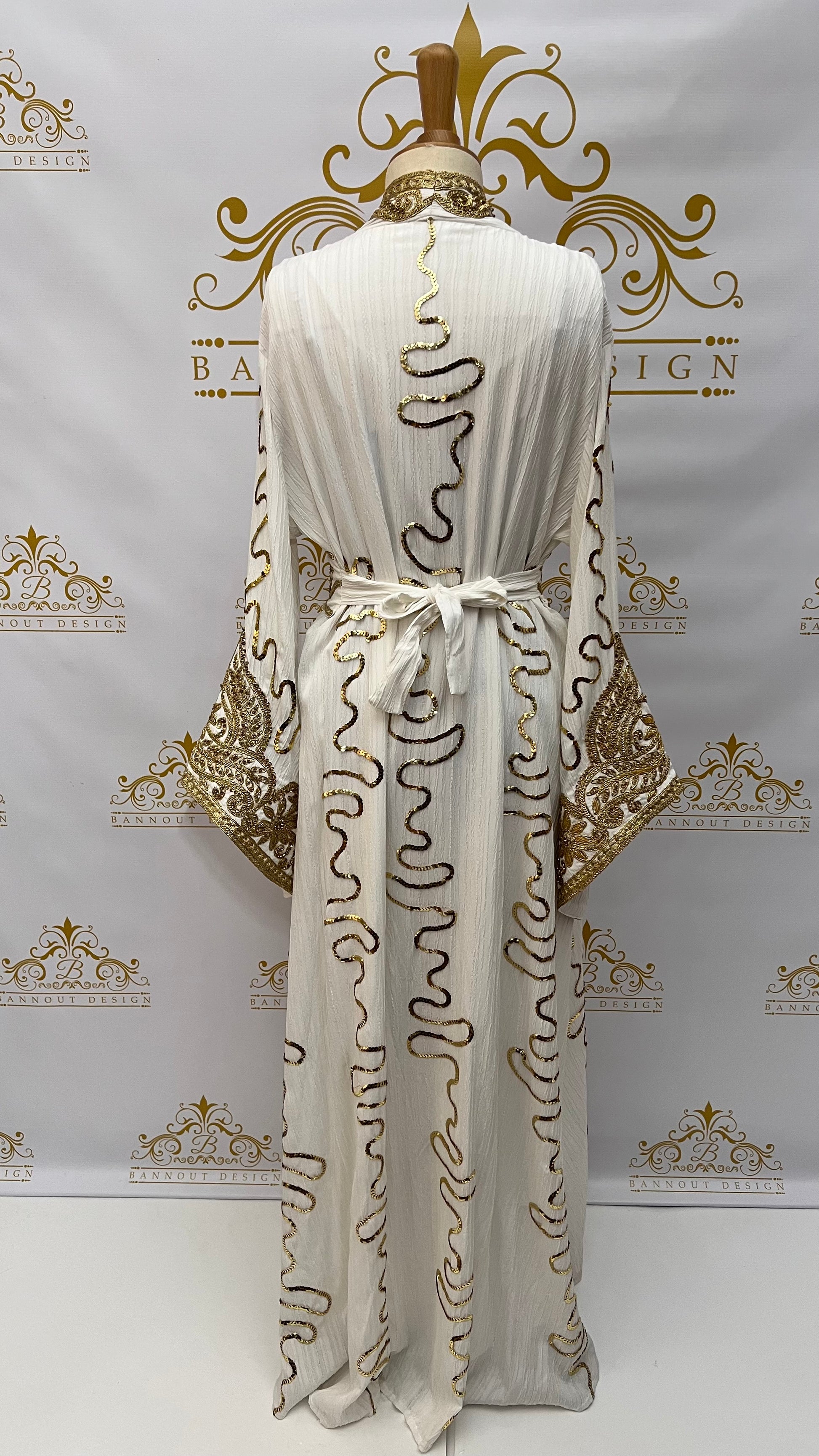 Fancy_Kaftan_Caftan_Abaya_Women_Dress_Party_Occasional_Embroidery_Beads_WHITE