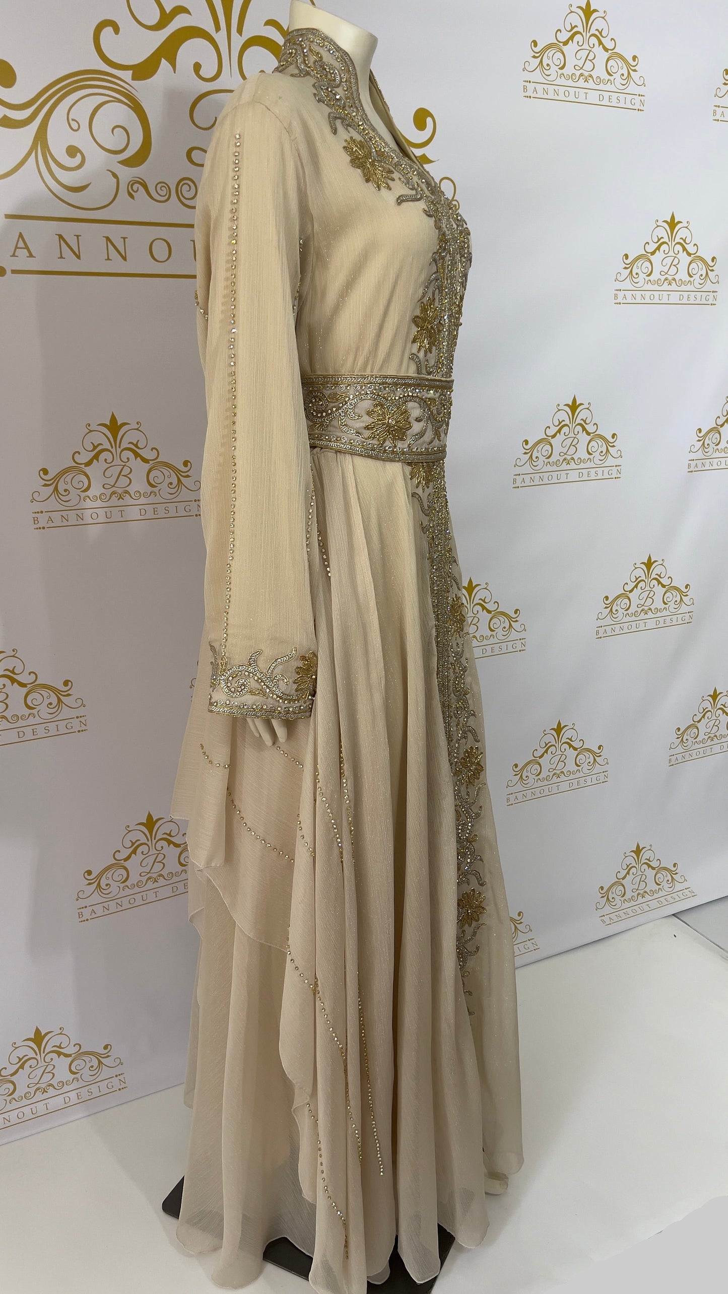 Layer_Kaftan_Dress_Fancy_Light_beige_Maxi_Long_Sleeve_2