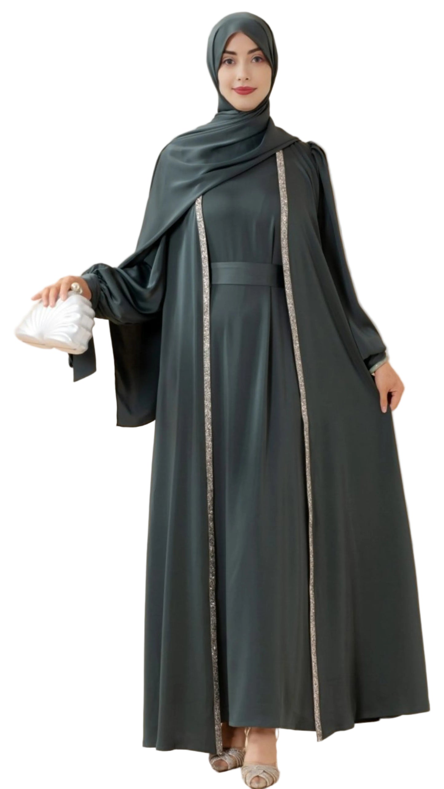 bow-tie-sleeve-abaya-set-with-long-sleeve-inner-dress-moa026-2181573