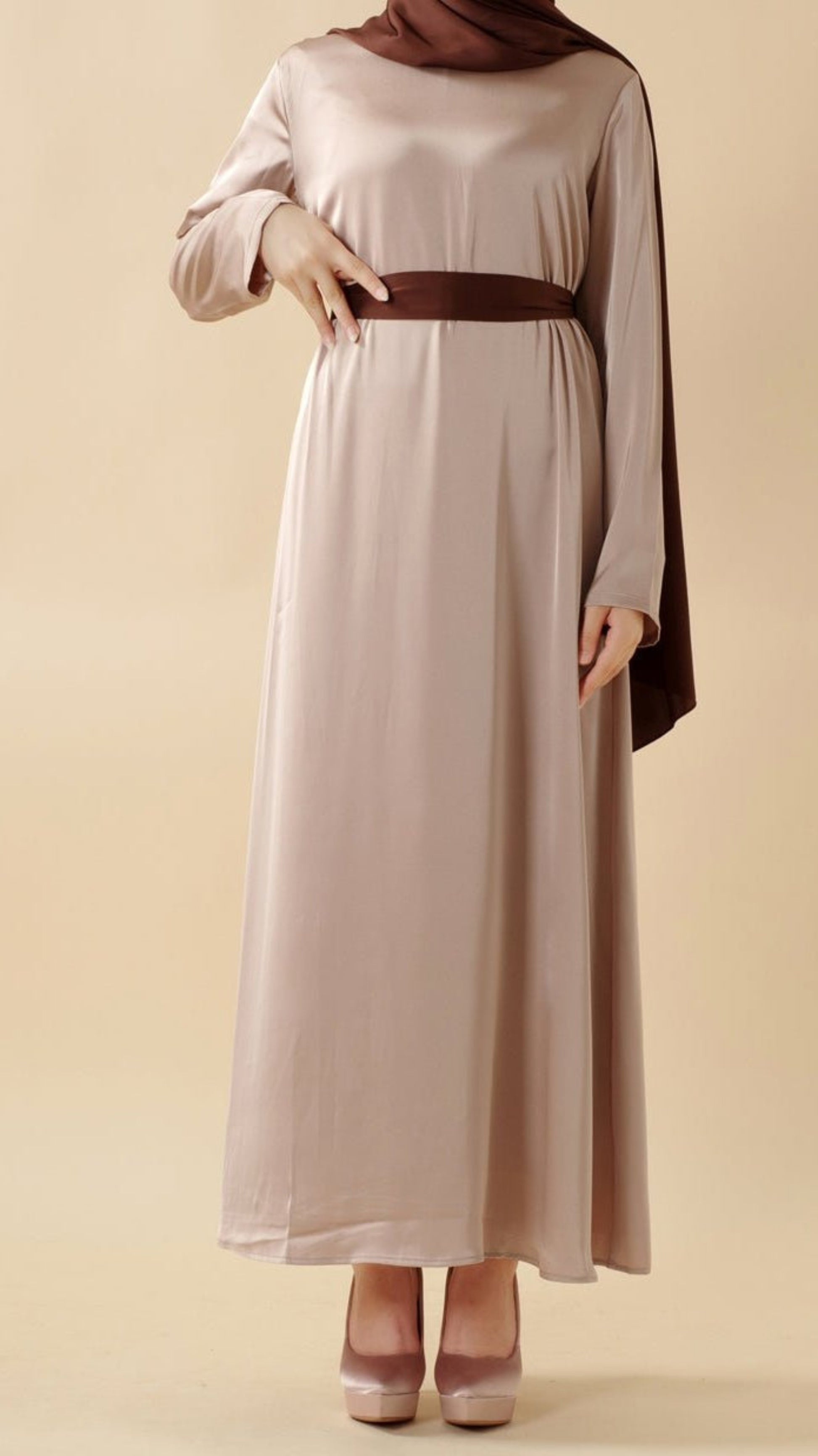 bow-tie-sleeve-abaya-set-with-long-sleeve-inner-dress-moa026-2181573