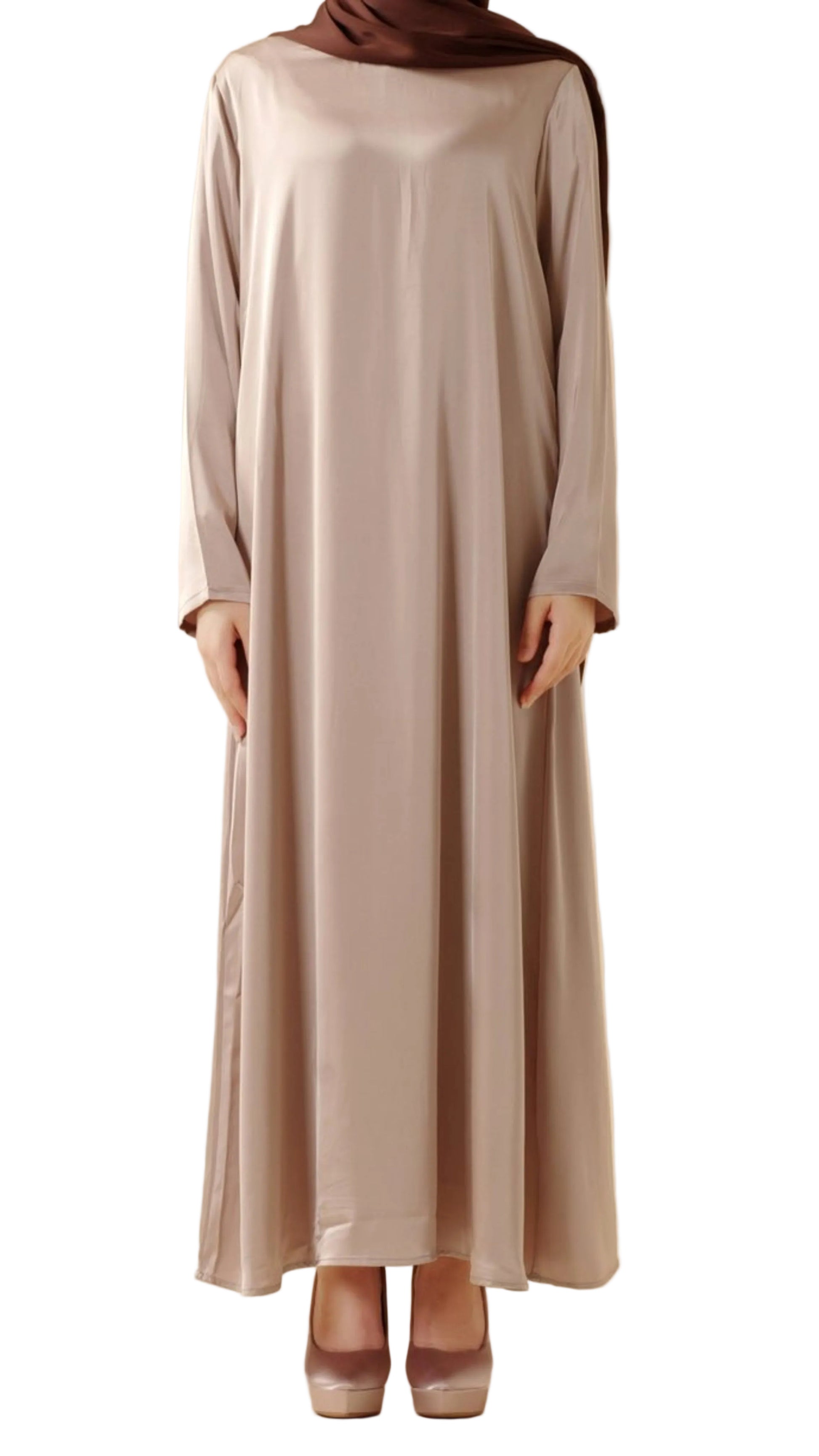 bow-tie-sleeve-abaya-set-with-long-sleeve-inner-dress-moa026-2181573