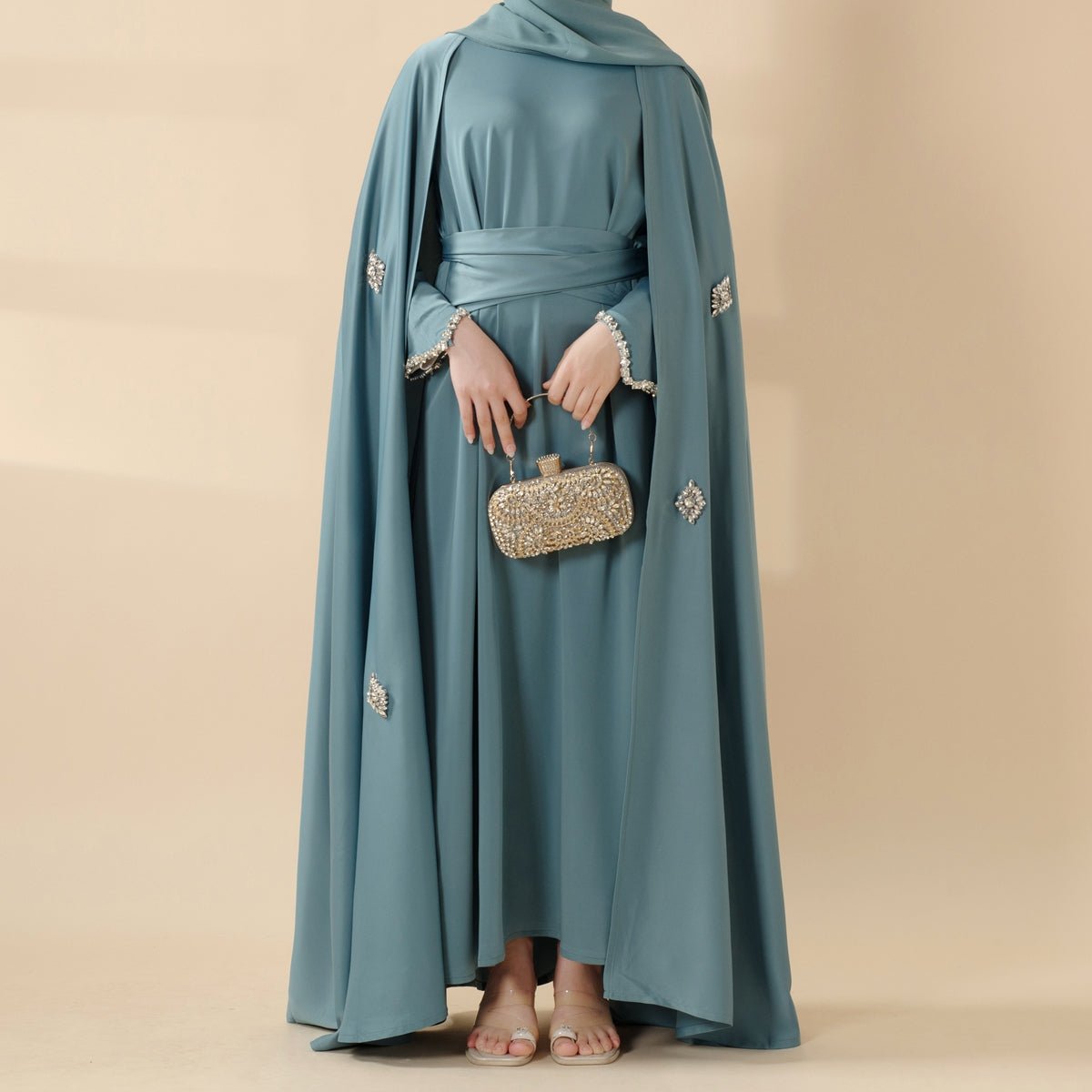haute-couture-heavy-craftion-rhinestone-cape-abaya-dress