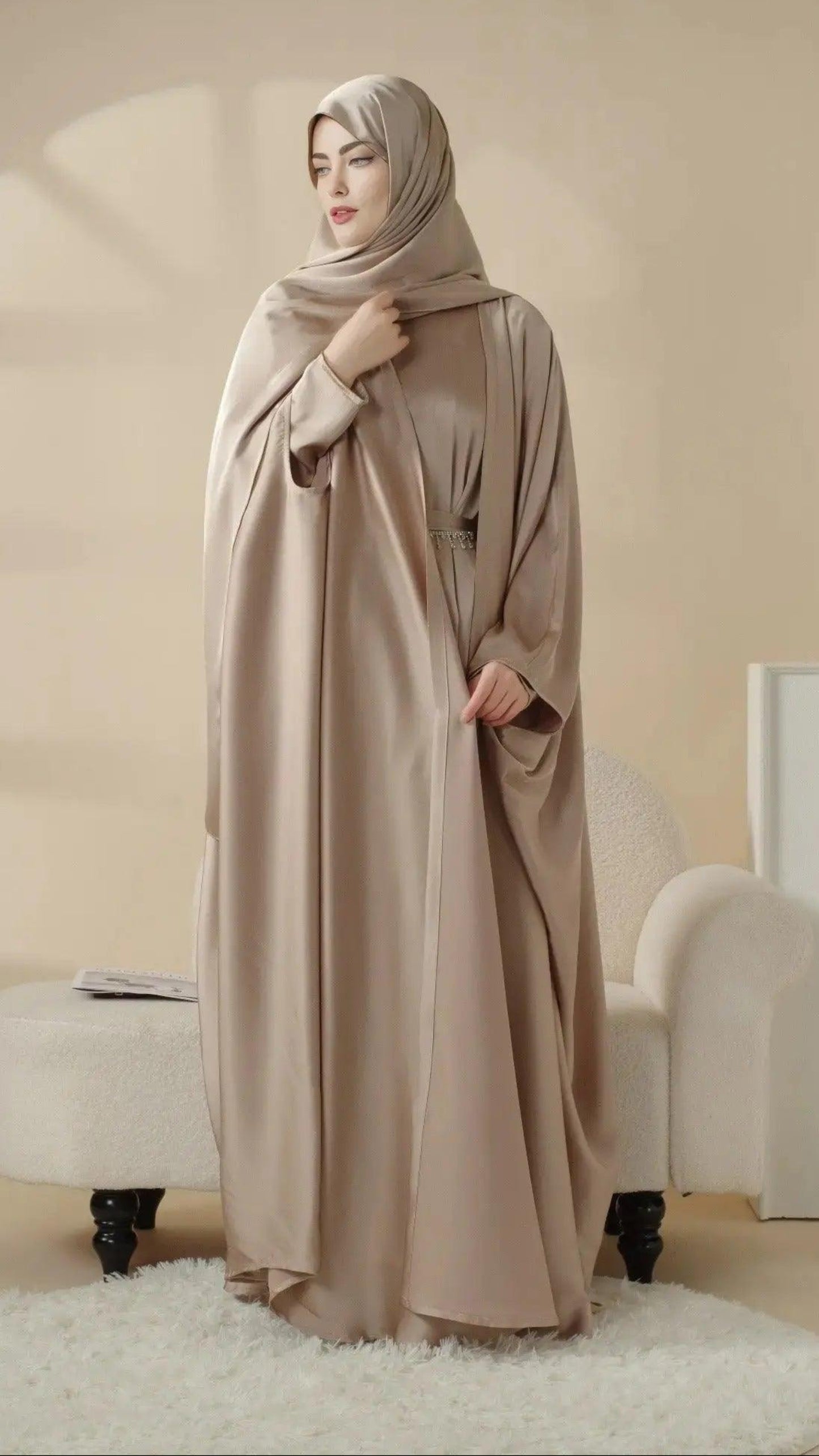5-piece-set-butterfly-abaya-with-niqab-loose-full-cover-satin-abaya-moa019-405983