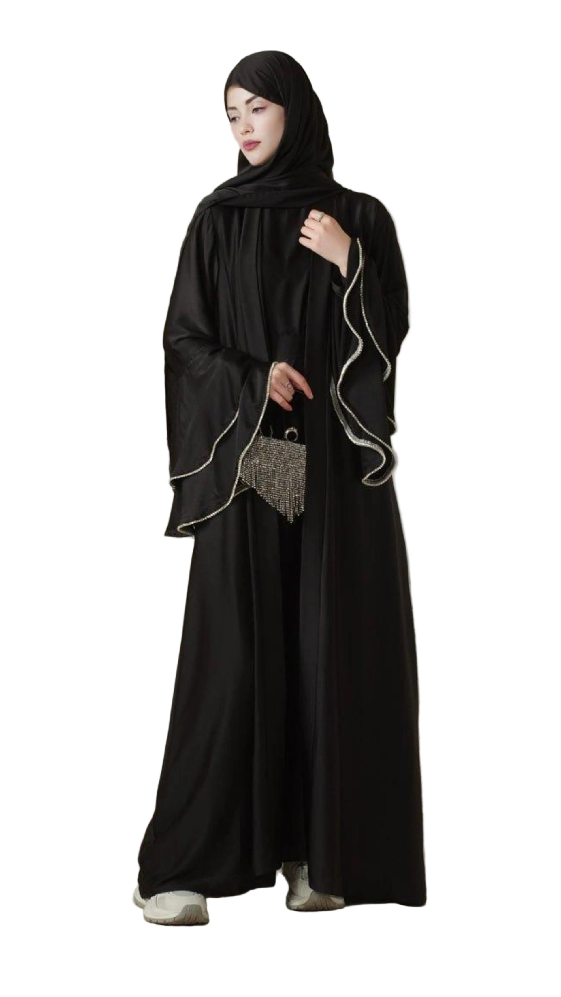 crepe-satin-ruffle-sleeve-abaya-5-piece-set-moa033-241806